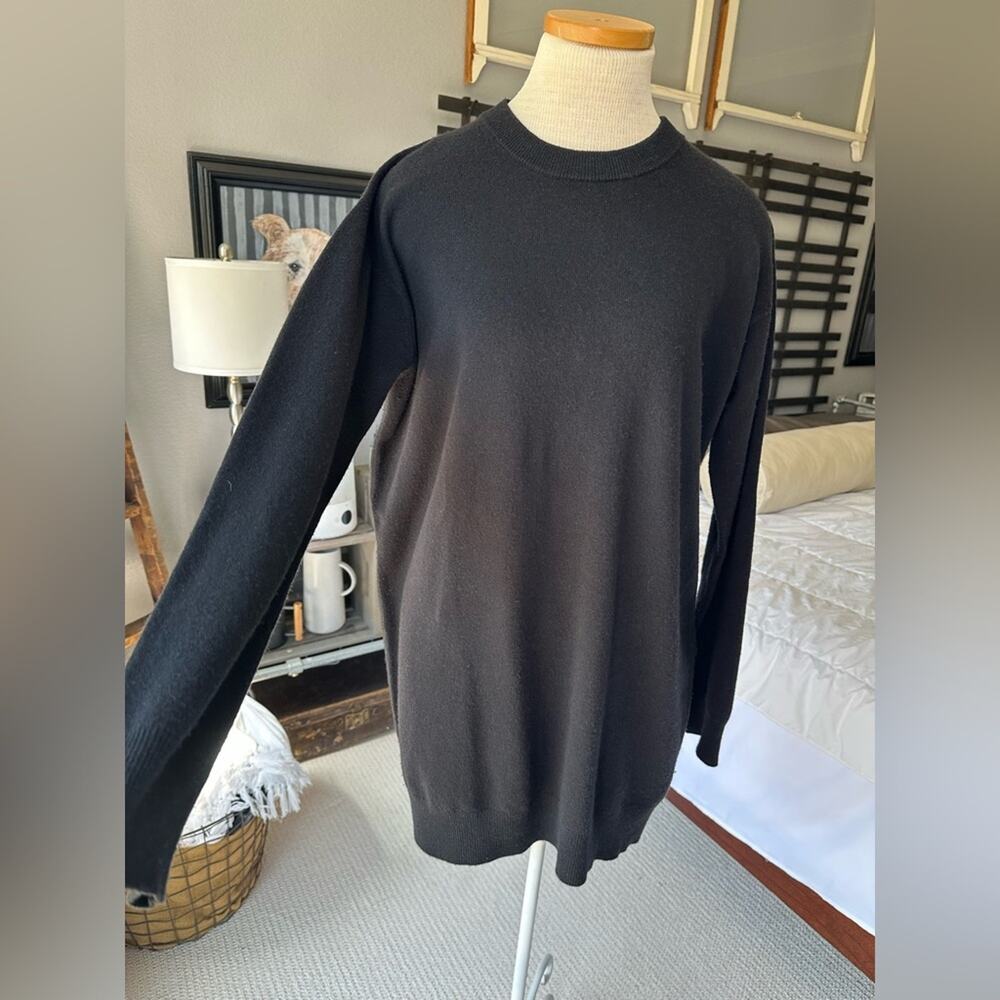 Alexander Wang black knit with neon green stripe, size medium - Picture 2 of 13